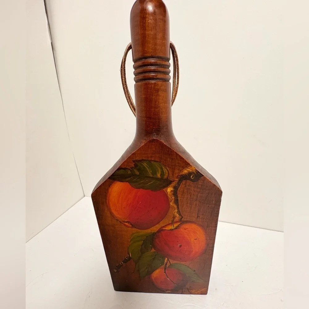 Vintage Hand Painted Wood Cutting Board